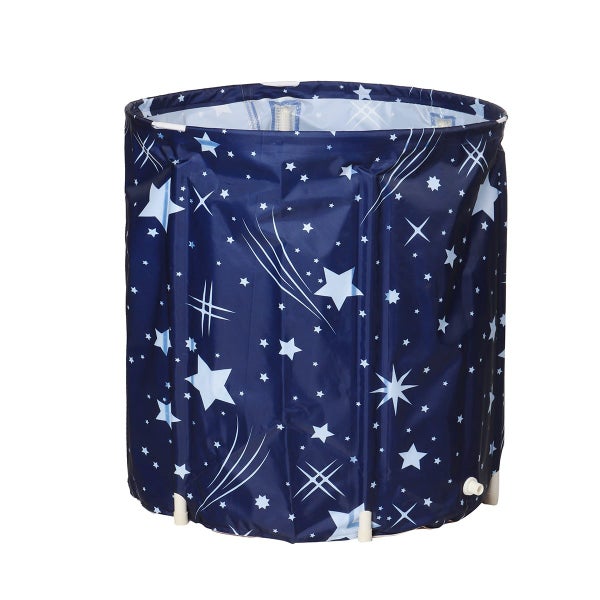 70x20x8cm PVC Adult Portable Folding Bathtub Water Tub Bucket Outdoor Room Carousel 1