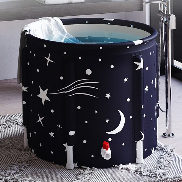 Portable Bathtub Foldable Free Standing Soaking Bath Tub Eco - Friendly Bathtub Carousel 2