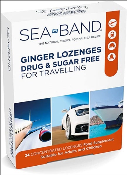 SEA BAND Travel Ginger Lozenge 24pk Carousel 1
