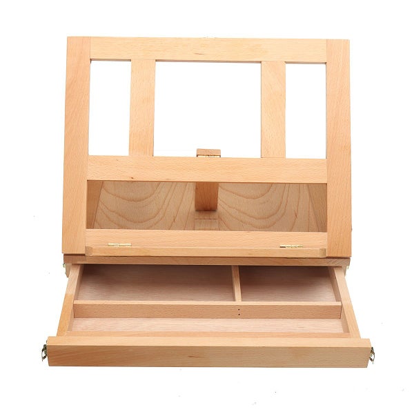 Wooden Drawing Board Easel Desktop Multifunctional Art Painting Table Desk Paint Carousel 2
