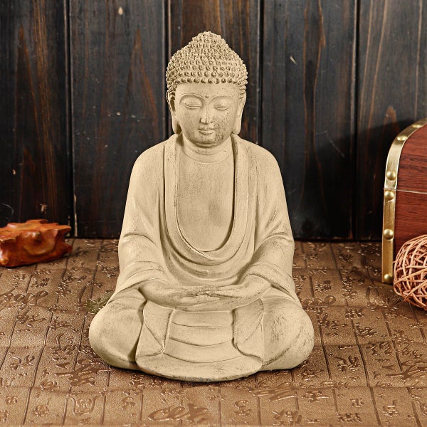Goodeco Meditating Statues Sitting Figurine for Home Decoration Buda Sculpture P Carousel 1