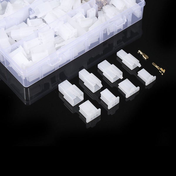 380Pcs / set Car Motorcycle Electrical 2 . 8mm 2 3 4 6 Pin Wire Terminal Connect Carousel 2