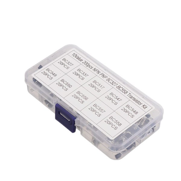 200pcs TO - 92 Diode 10 Values 20pcs Transistor Kit BC327 BC337 BC517 B Carousel 10
