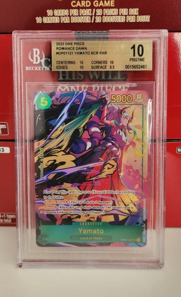 BGS 10 One Piece Yamato alt art - Romance Dawn Carousel 1