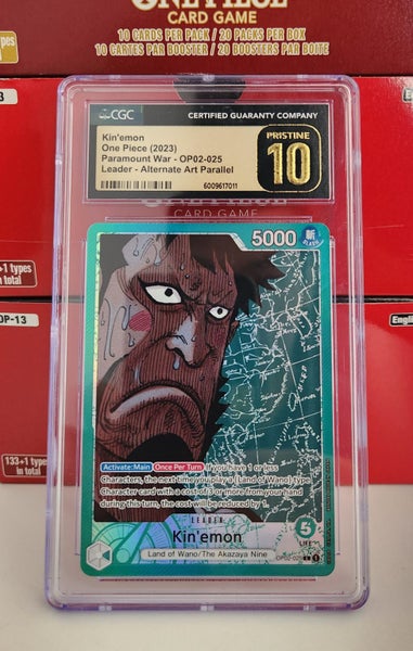 CGC Pristine 10 Kinemon leader alt art - Paramount War Carousel 1