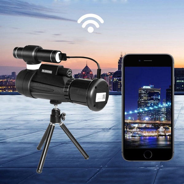 RLSFENG 12X50 HD Monocular 3 - in - 1 BAK4 Prism Waterproof Spotting Scope Infra Carousel 7
