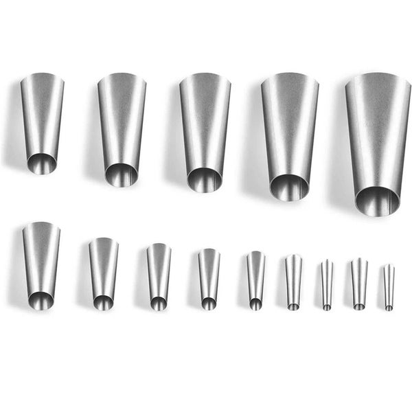 22Pcs Stainless Silicone Caulking Nozzles Set Glue Grout Scraper Applicator Fini Carousel 2