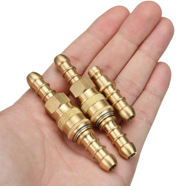 2Pcs Iron Pneumatic Fitting Air Line Hose Cressor Connector Quick Release Cou Carousel 8