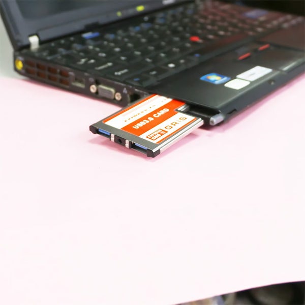 Gris Laptop USB3 . 0 Adapter Card 2 - port Expansion Card Express 34 / 54MM to U Carousel 5