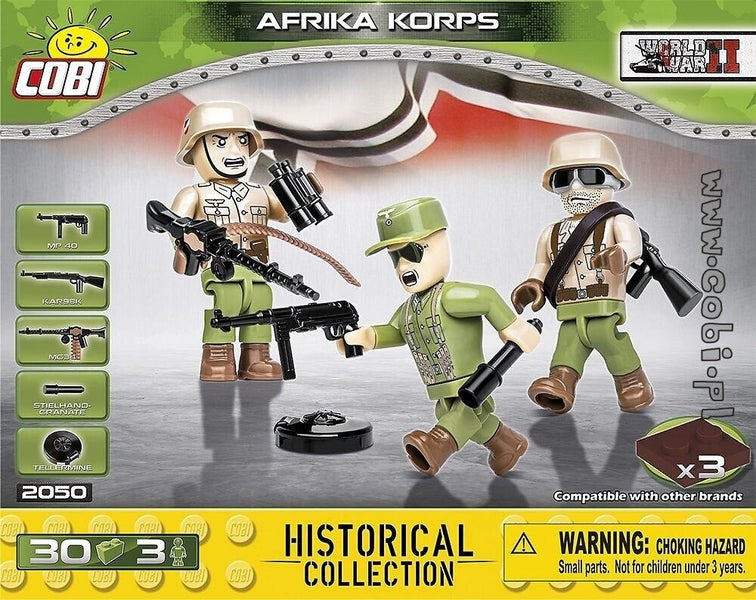 COBI-2050 | 3 Figs AFRICA KORPS 30 PCS Carousel 1
