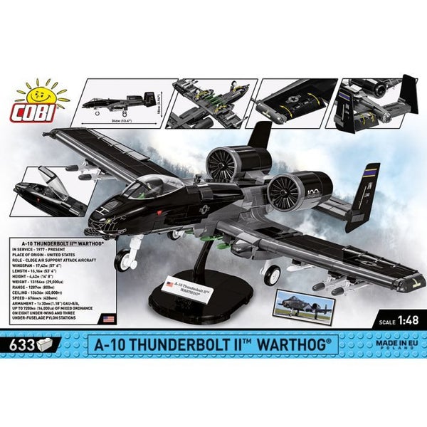 COBI-5837 | ARMED FORCES /5837/ A 10 THUNDERBOLT II 633 PCS Carousel 2