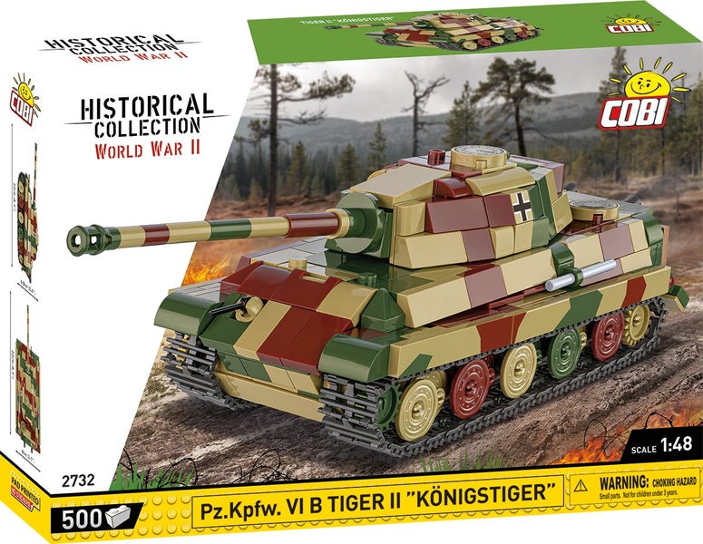 COBI-2732 | PZ.KPFW.VIB TIGER II KONING. 500 PCS Carousel 1