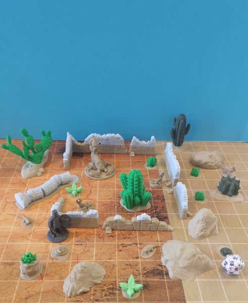 Desert Wilderness Scatter Sets Dungeons and Dragons dice4dungeons Table Ready Carousel 2