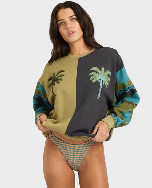 Billabong Split Palm Women's Kendall Crew - Win26 Carousel 1