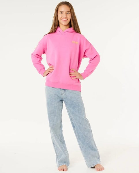 Rip Curl Girl's Surf Puff Heritage Hoodie - Win26 Carousel 2