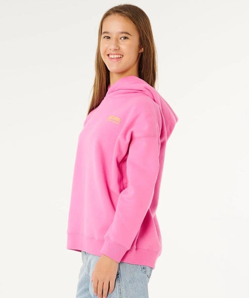 Rip Curl Girl's Surf Puff Heritage Hoodie - Win26 Carousel 4