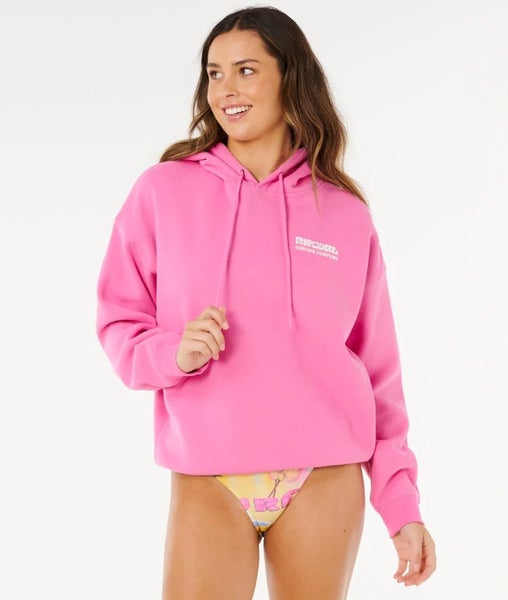 Rip Curl Surf Puff Heritage Relaxed Womens Hoodie - Win26 Carousel 1