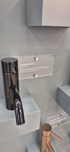 Astra Walker Icon Basin Mixer Gloss Black Carousel 2