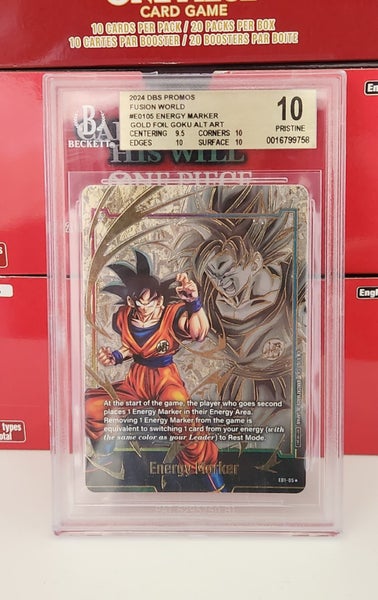 BGS 10 Goku gold Energy Marker E01-05 Carousel 1