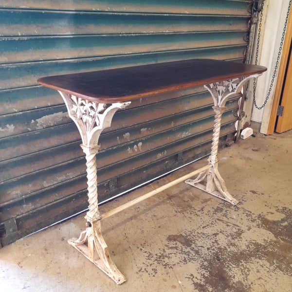 Wrought iron hall table with loads of patina and charm Carousel 1