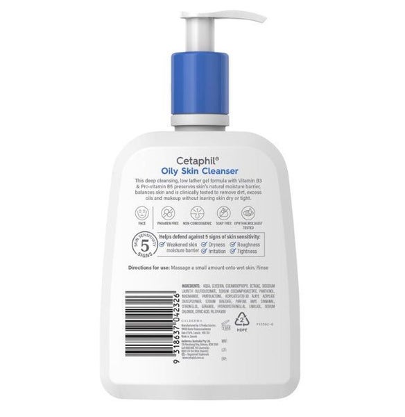 Cetaphil Oily Skin Cleanser 500ml Carousel 2