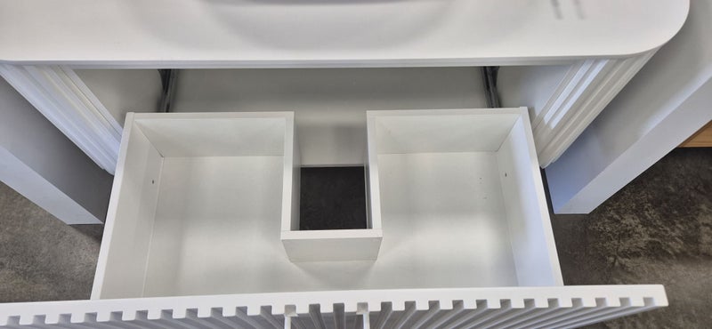 Vanity Co. Firenza Fluted 1200 Vanity inc. top, basin, waste and tap Carousel 3