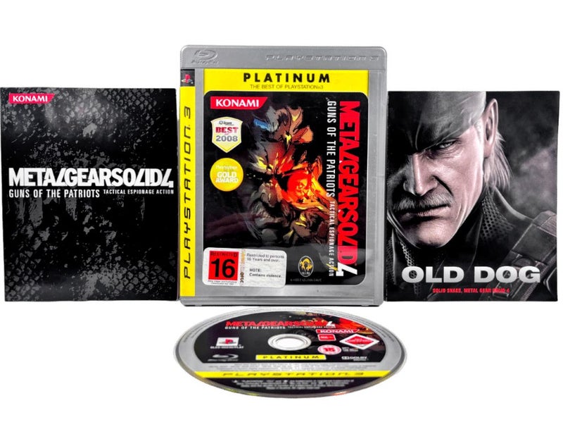 Metal Gear Solid 4 Guns of the Patriots (Gold Award) PS3 *COMPLETE COLLECTOR'S* Carousel 1