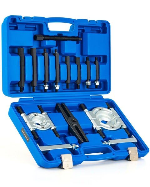 14pc Bearing Splitter Gear Puller Fly Wheel Separator Removal Tool Kit w Box Carousel 1