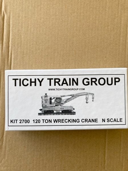 N Scale 120 Ton Wrecking Crane (from Tichy Train Group) Carousel 1