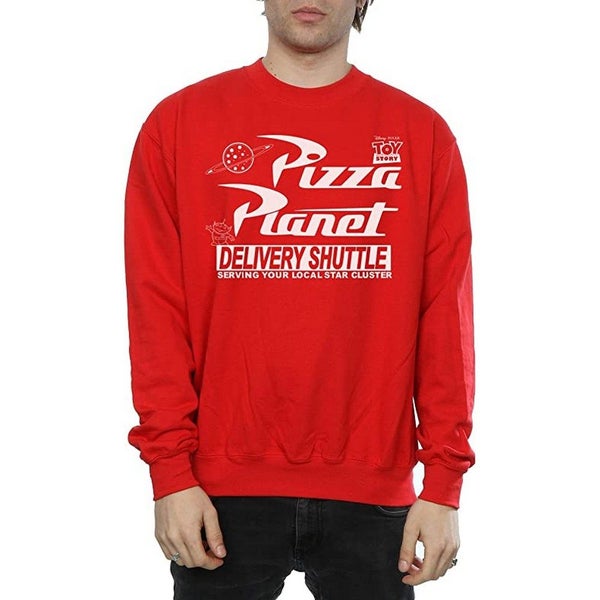Toy Story Mens Pizza Planet Logo Sweatshirt Carousel 1