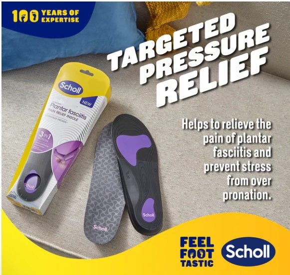 Scholl In-Balance Pain Relief Plantar Fasciitis Orthotics - Medium Carousel 9