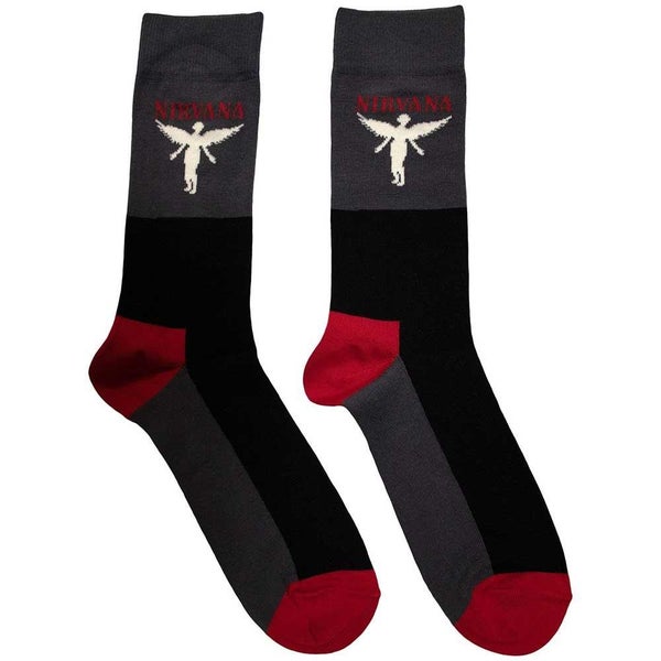 Nirvana Unisex Adult In Utero Socks Carousel 1