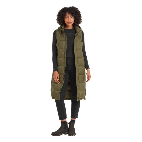 TOG24 Womens/Ladies Newall Padded Long Gilet Carousel 3