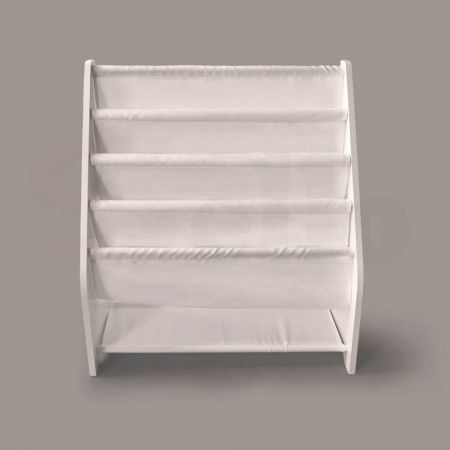 Kids Bookshelf Bookcase Magazine Rack Wooden Organiser Shelf Rack Children Carousel 1