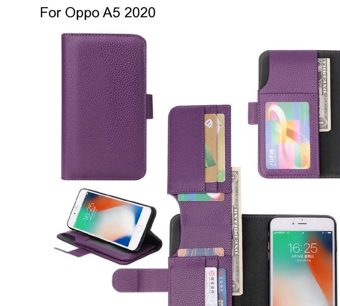 Oppo A5 2020 case Leather Wallet Case Cover Carousel 1