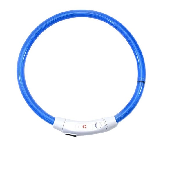 3 Mode Led Dog Collar Usb Rechargeable Detachable & Glowing Pet Safety Necklace Carousel 1