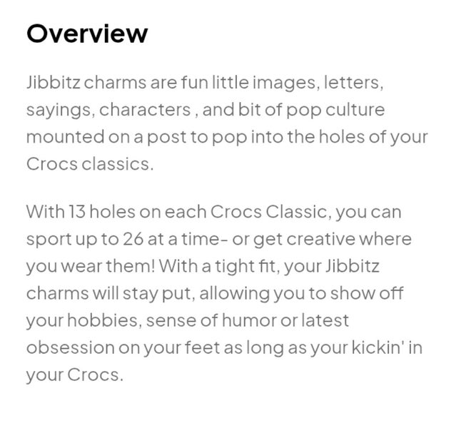 5 Pack Croc Jibbitz Fluffy Shoe Charms Carousel 11