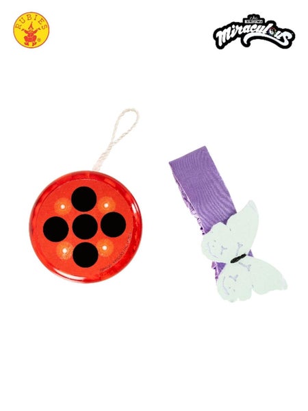 Rubies Miraculous Ladybug Yoyo & Wristlet Accessory Set - Child Carousel 1