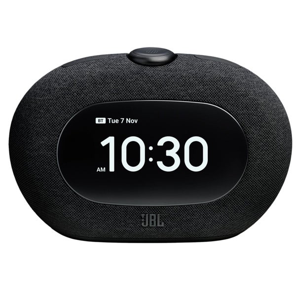 JBL Horizon 3 Bluetooth Alarm Clock Radio Speaker - Black - Powerful JBL Pro Carousel 2