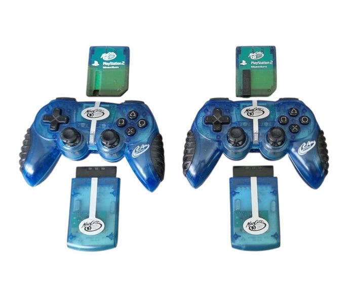 Madcatz ps2 wireless controllers with matching memory cards Carousel 1