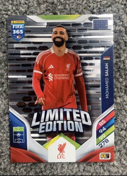 Panini Fifa 365 2026 *Mohamed Salah* FC Liverpool* LIMITED EDITION Carousel 1