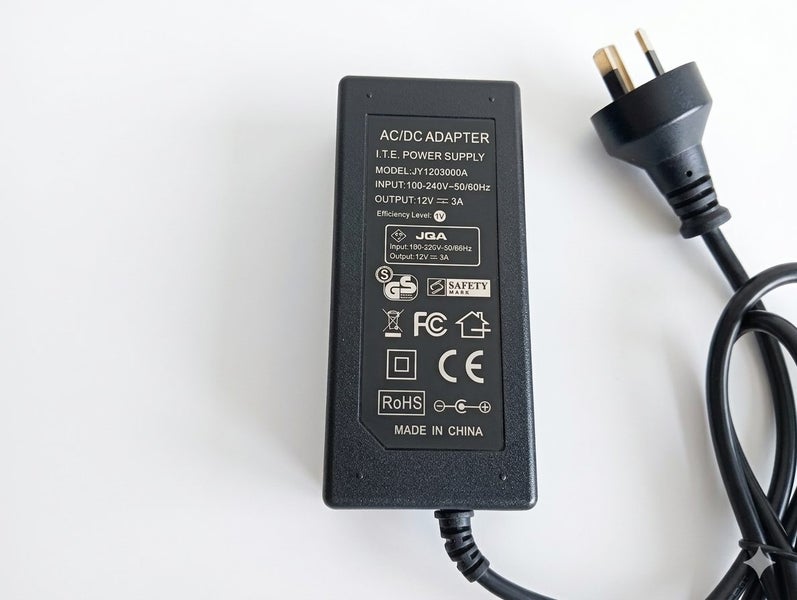 I.T.E POWER SUPPLY AC/DC ADAPTER + 2* 5.5mm x 2.1mm MALE TO FEMALE CONNECTORS Carousel 2
