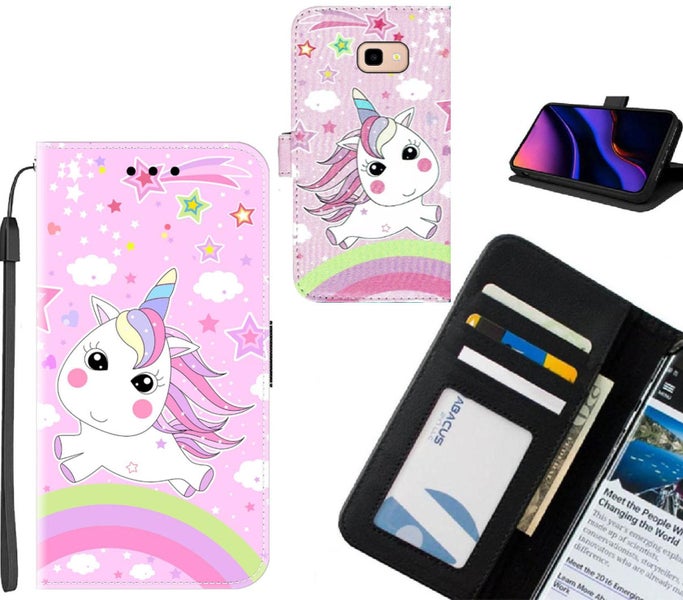 Galaxy J4 Plus case leather wallet case printed ID Carousel 1