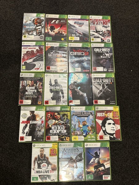 19 Xbox 360 Games Bulk Carousel 1