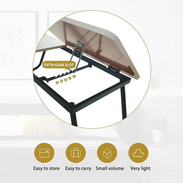 Laptop Bed Sofa Table - Folding Desk with Cup Holder 2001926 Carousel 2