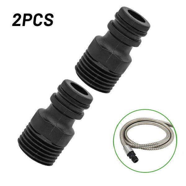 2PC 1/2" BSP Threaded Tap Adaptor Garden Water Hose Quick Pipe Connector CHK177 Carousel 7
