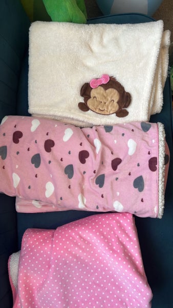 Baby girl clothes & blankets $20 for all Carousel 1