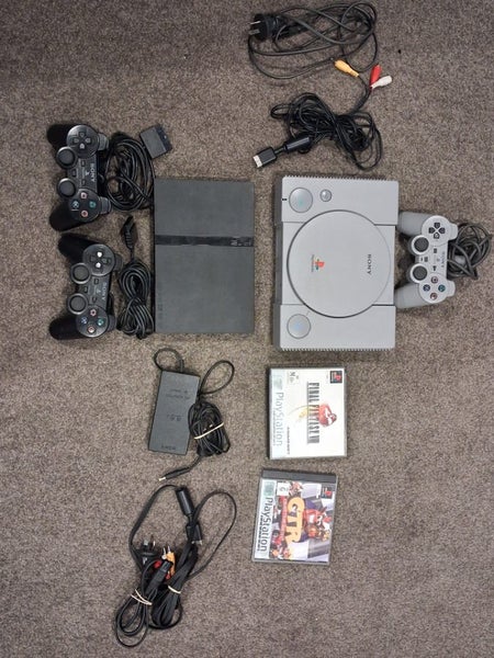 PlayStation Bundle – PS1 + PS2 Slim + Controllers + 2 Games Carousel 1