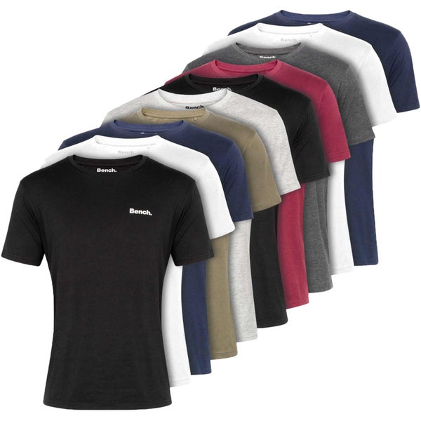 Bench Mens Isaac 10-Pack T-Shirt Top Tee - Assorted Carousel 1