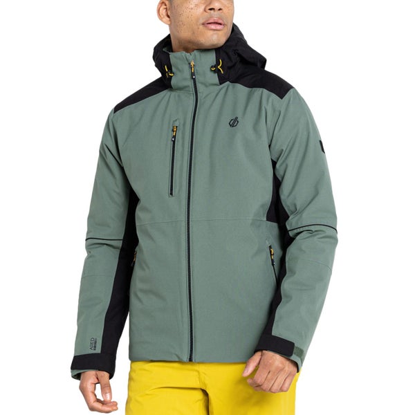 Dare 2b Mens Remit Waterproof Hooded Ski Jacket - Duck Green - XS Carousel 1